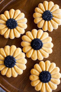 Black eyed susan cookies 