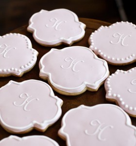 Monogram cookies 